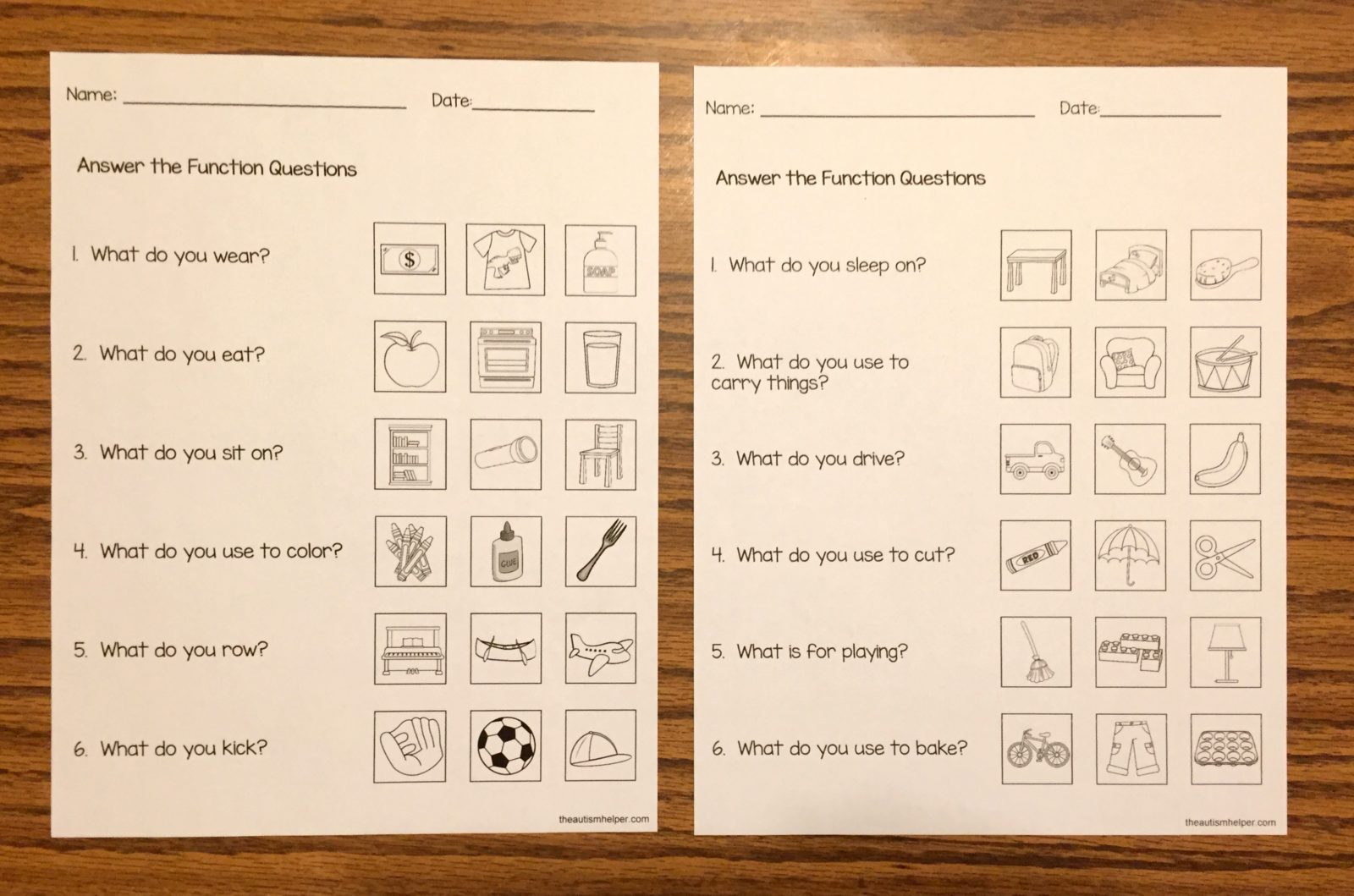 The Autism Helper Free Printables The Autism Helper Free Printables