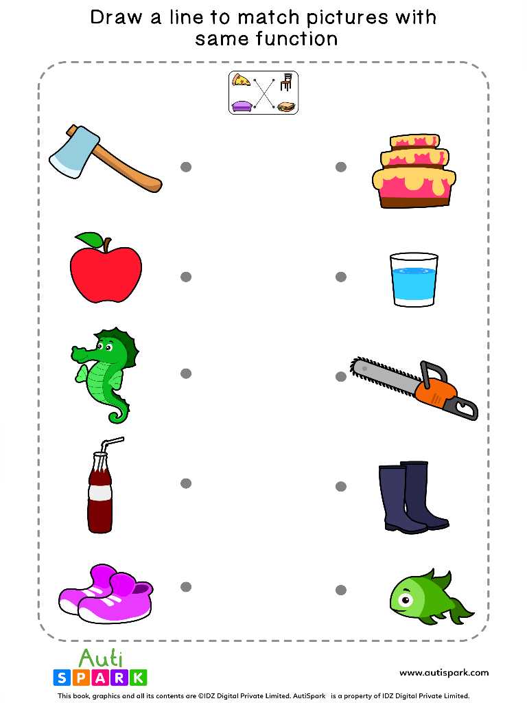 functional worksheet for preschoolers