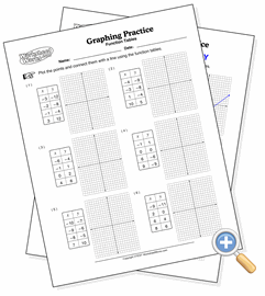 Graphing from Function Tables - WorksheetWorks.com - Worksheets Library