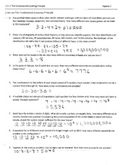fundamental counting principle worksheet answers