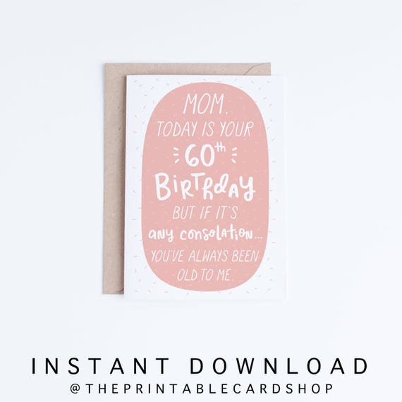 funny happy birthday mom cards printable