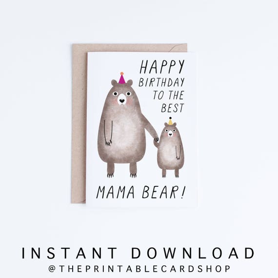 funny happy birthday mom cards printable