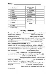 funny mad libs printable worksheet