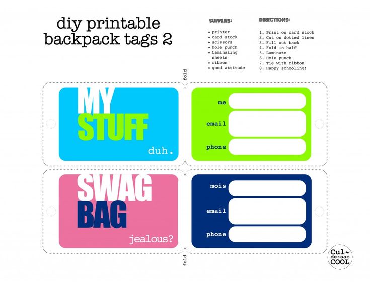 funny printable luggage tags