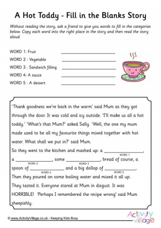 Sight Word Stories Worksheets