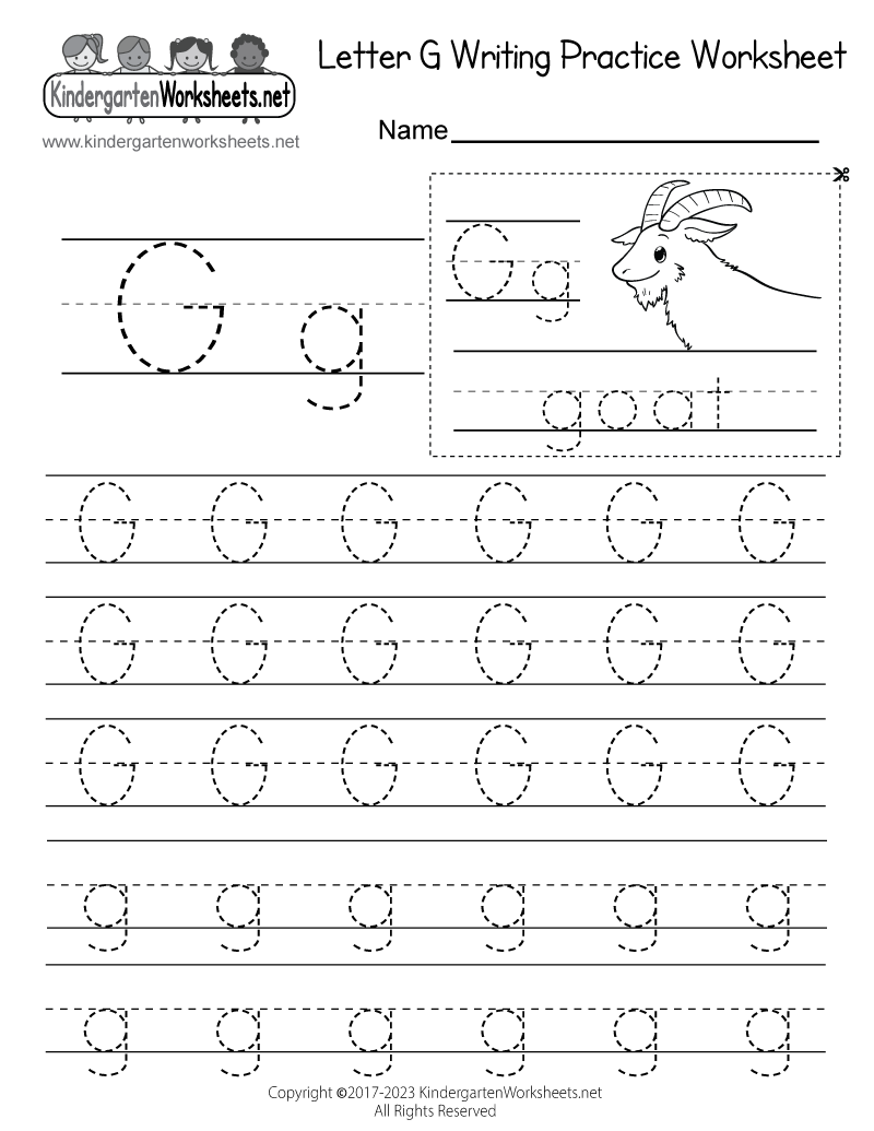 Letter G Worksheets | Download Free Printables