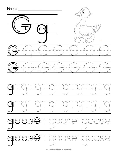Letter G Activities - Letter G Worksheets - Letter G Crafts For ...
