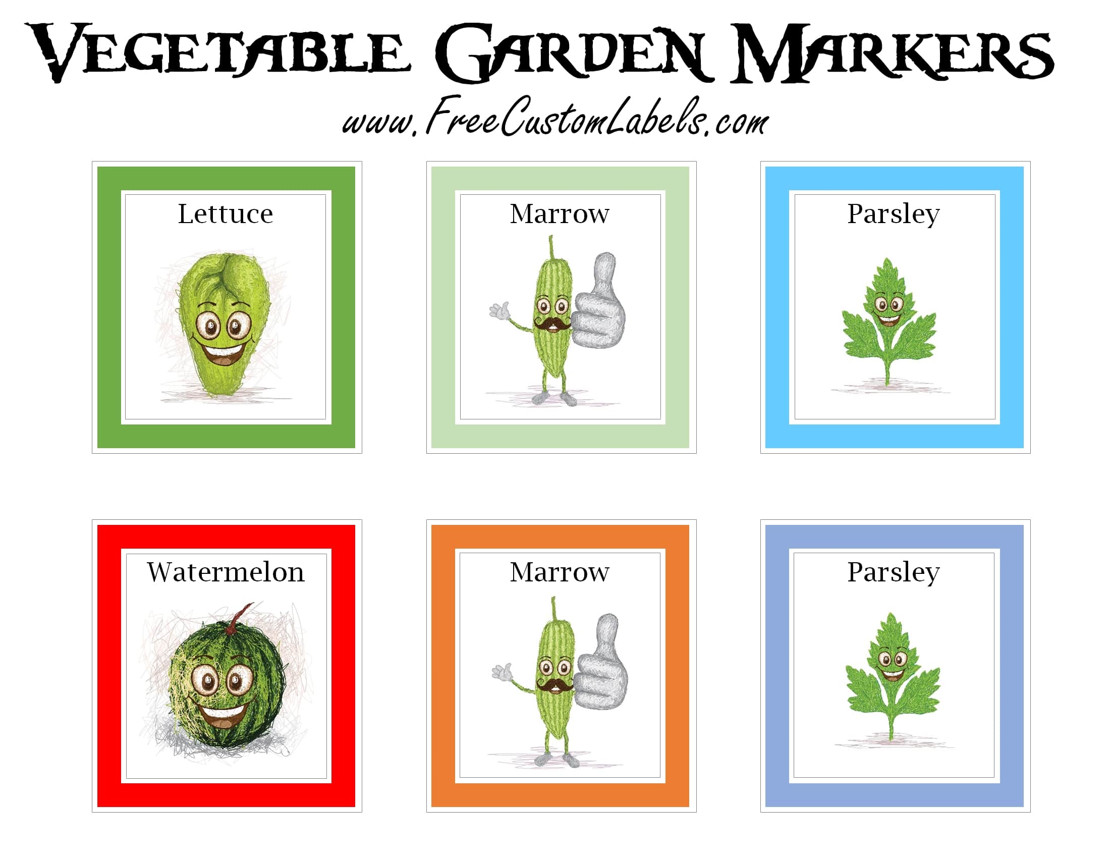 garden labels free printable