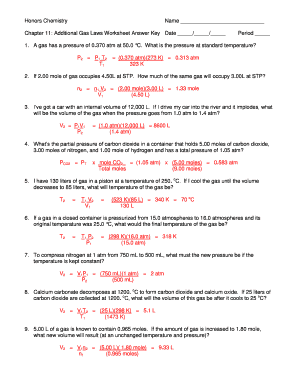 Gas Laws Worksheet 1 Answer Key - Fill Online, Printable, Fillable ...