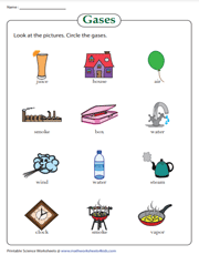 States of Matter Worksheets | Solid, Liquid and Gas
