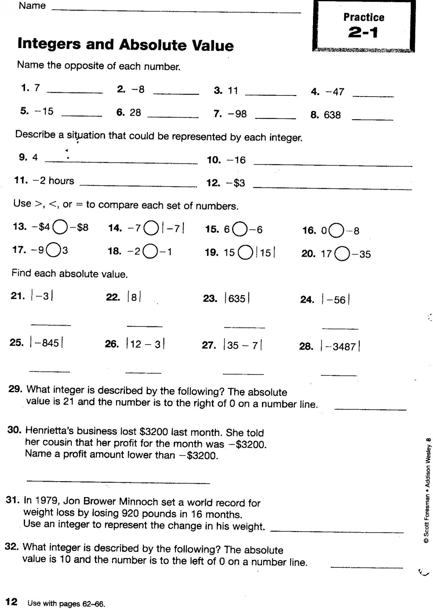 Sample Ged Math Test Printable