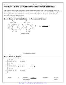 Chemistry Worksheets