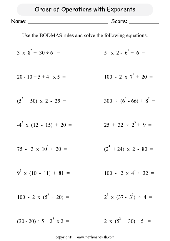 Printable primary math worksheet for math grades 1 to 6 based on ...