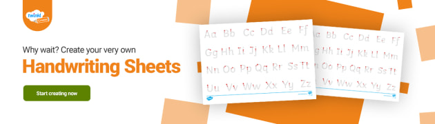 Custom Handwriting Sheets | Twinkl Create - Twinkl