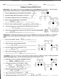 Worksheet Pedigree Practice with Answer Key | Exercises Genetics ...