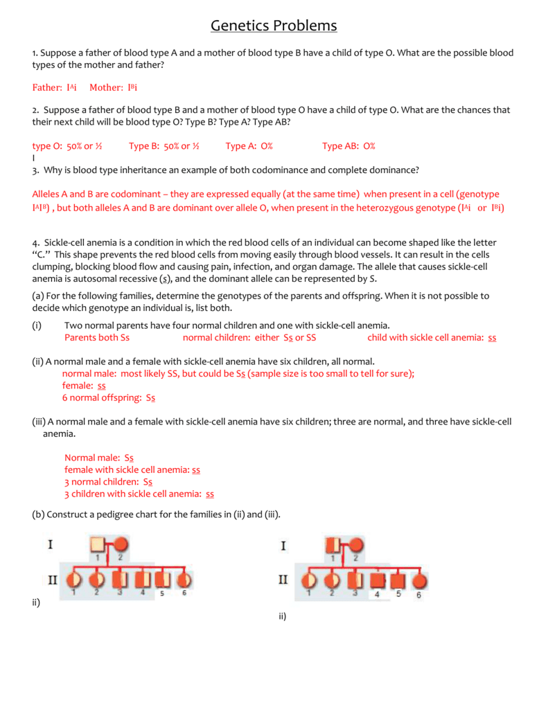 Genetics Problems 3-Key - fcserver.nvnet.org