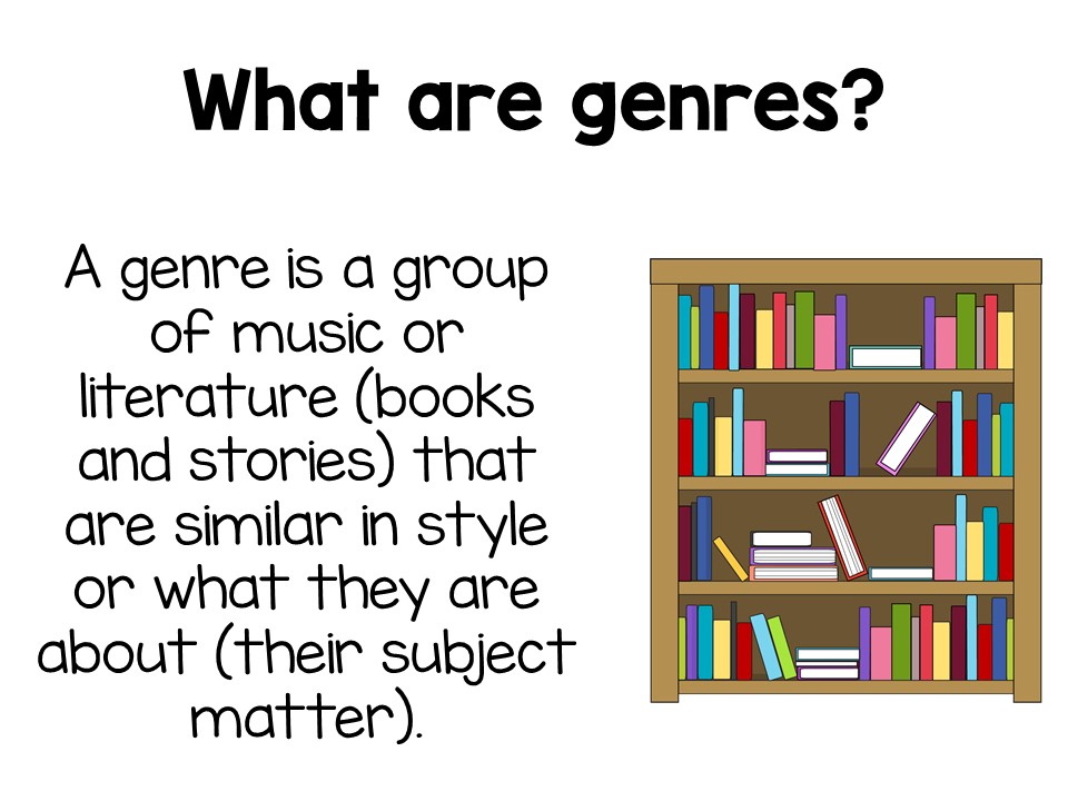 genre worksheet for 4th grade
