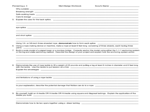geocaching merit badge worksheet