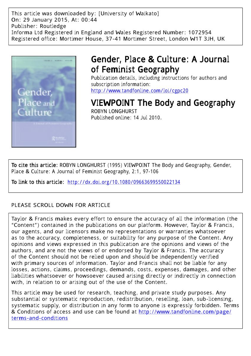 Write technical human and physical geography articles