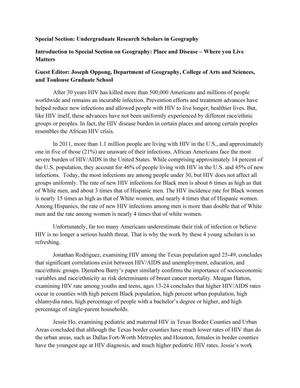 No place like home: geography and culture in the dissemination of ...