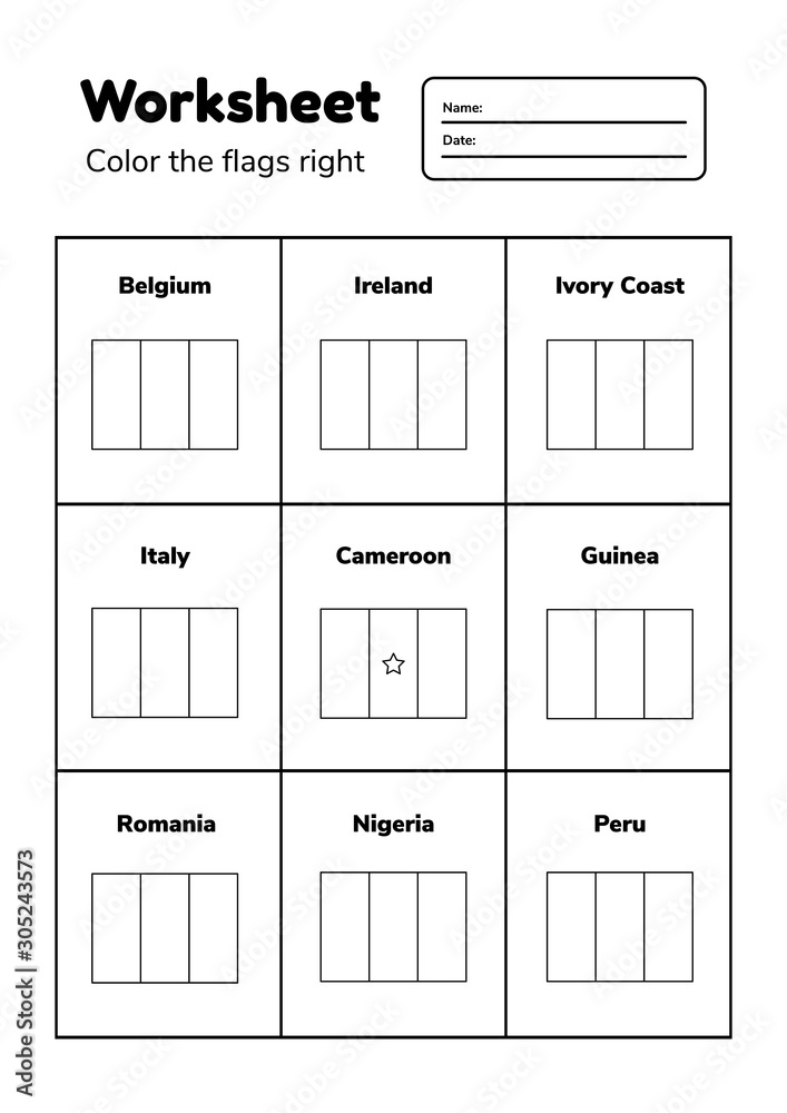 geography for kindergarteners worksheet