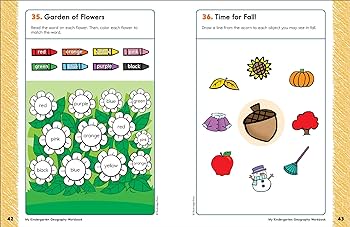 geography for kindergarteners worksheet