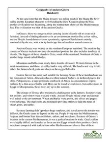 geography of greece worksheet