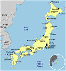 geography of japan worksheet