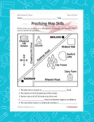 geography skills worksheet answers