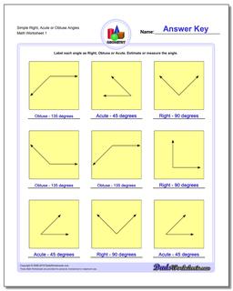 Geometry Worksheets
