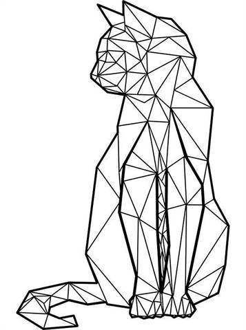 geometric color worksheet