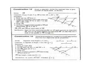 Geometry: Basic Constructions Worksheet for 10th Grade | Lesson Planet