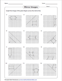 Reflection Worksheets