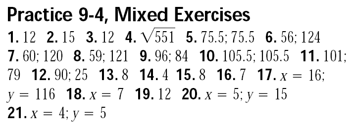 Geometry Worksheet Answer Keys - MHSHS Wiki