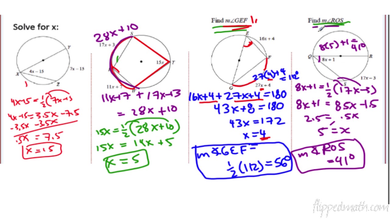 geometry 10 4 worksheet answers