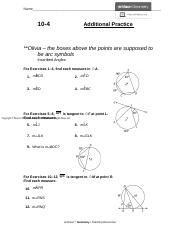 geometry 10 4 worksheet answers