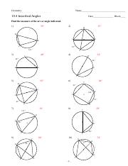 geometry 10 4 worksheet answers