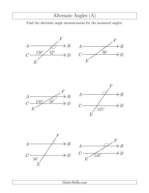 Alternate Angles (A)