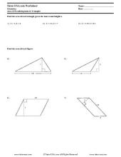 Free Geometry Worksheets &  Printables with Answers