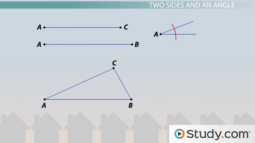 Constructing Triangles: Types of Geometric Construction Video