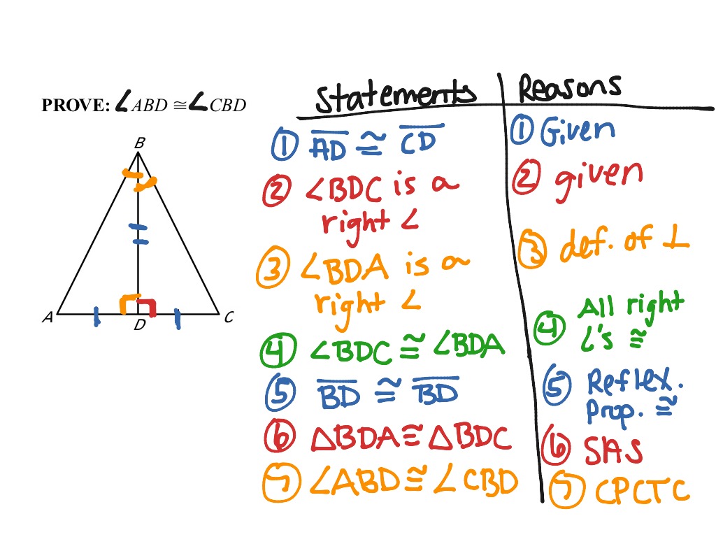 4.6 Using Congruent Triangles- CPCTC | Math | ShowMe - Worksheets