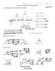 geometry isosceles and equilateral triangles worksheet