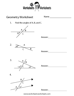 Geometry Worksheets | Worksheets Worksheets