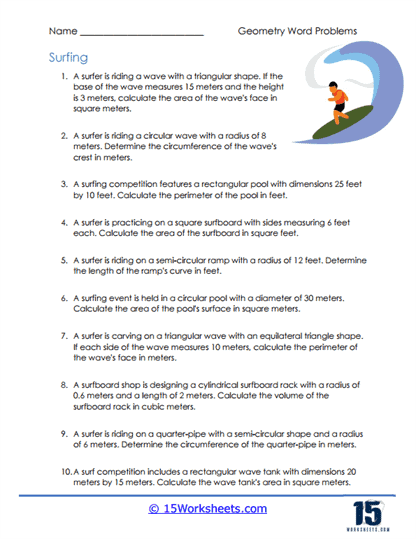 Geometry Word Problems Worksheets - 15 Worksheets Library