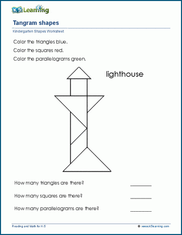 Tangram Puzzles| Worsheets library