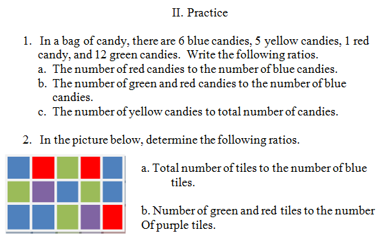 geometry ratios and proportions worksheet answers