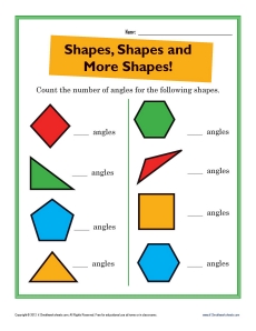 Shapes | 2nd Grade Geometry Worksheets