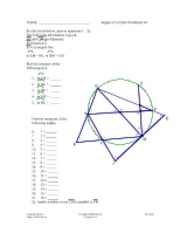 geometry secondary education worksheet 1