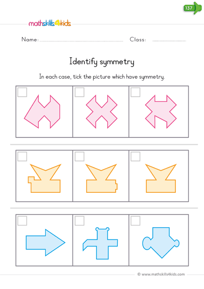 Fun and easy symmetry worksheets and activities for kindergarten