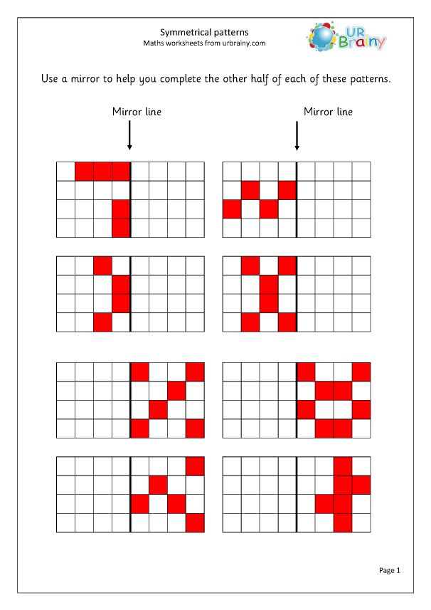 Symmetry 2 - Geometry (Shape) by URBrainy.com